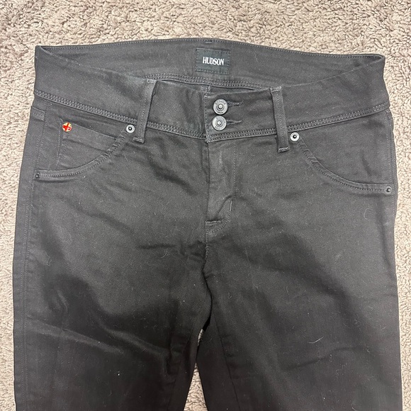 Hudson Black skinny jeans, size 28 - Picture 2 of 3